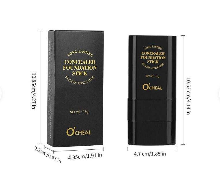Base de Maquillaje en Barra O’CHEAL 02 Natural con Corrector y Aplicador Integrado 💄