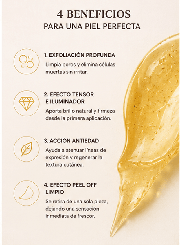 Mascarilla de oro Golden Beauty