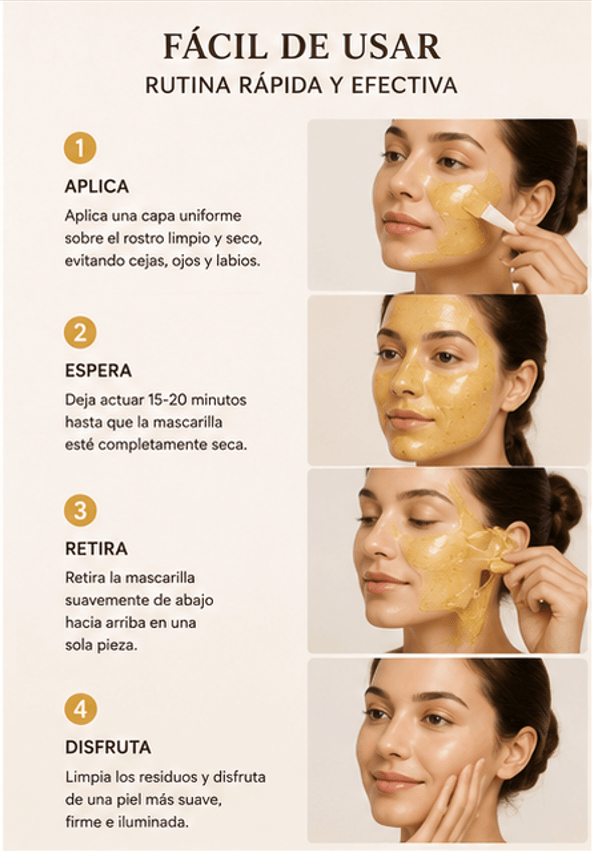 Mascarilla de oro Golden Beauty