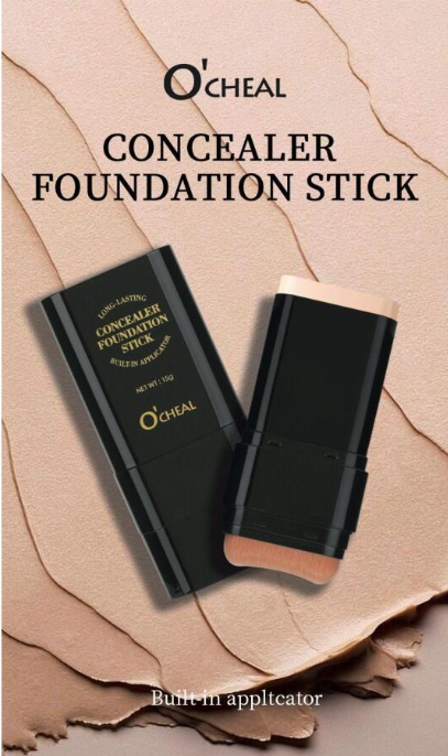 Base de Maquillaje en Barra O’CHEAL 02 Natural con Corrector y Aplicador Integrado 💄