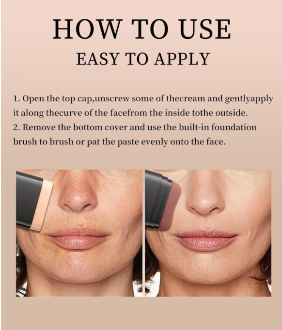 Base de Maquillaje en Barra O’CHEAL 02 Natural con Corrector y Aplicador Integrado 💄