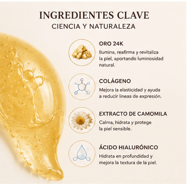 Mascarilla de oro Golden Beauty