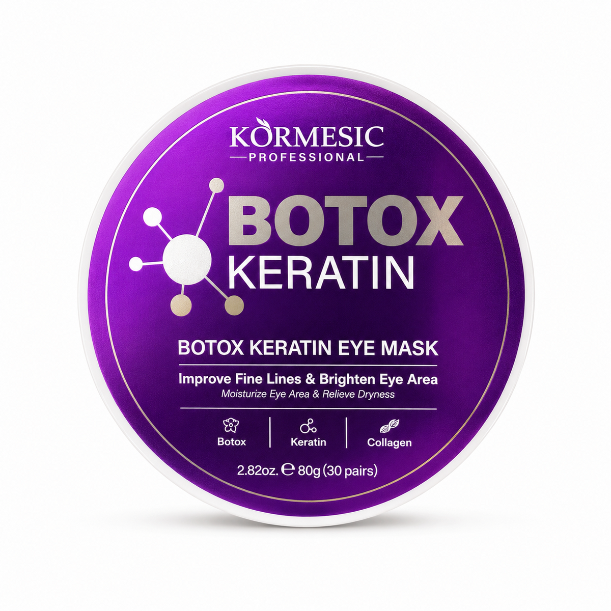 Parches de Colágeno y Keratina para Ojos Efecto Botox – Hidratación Profunda, Antiedad y Luminosidad